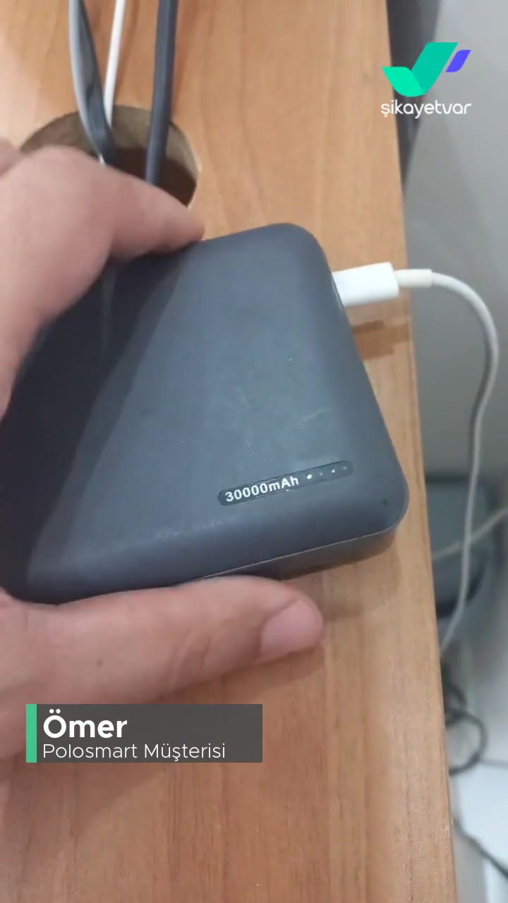 Polosmart 30.000mAh Powerbank Şarj Etmiyor! videonun kapak resmi