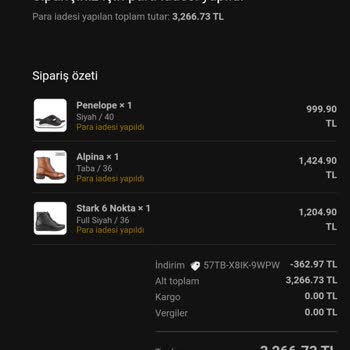 Muya Para İadesi Yapılmadı