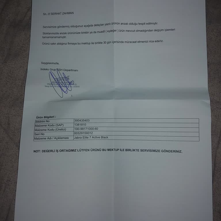 Despec Bilgisayar Despec Değişim Kararını Amazon Uygulamıyor