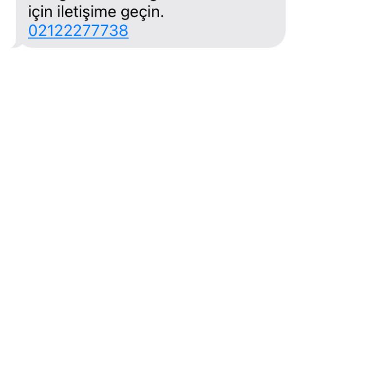ERESTA (SMS) Ceza Dosyası Mesajı