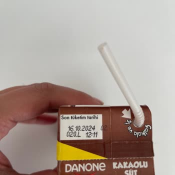 Danone Çikolatalı Süt Bozuk Çıktı