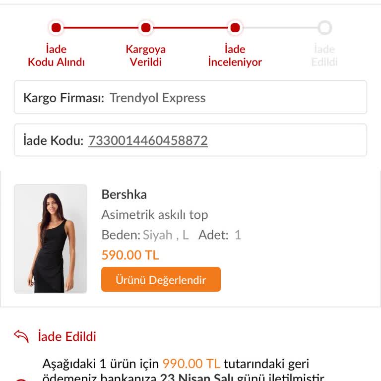 Trendyol İade Problemi Çözülemedi