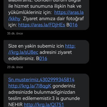 Aras Kargo Ankara'da Kargo Teslimatı Sorunu Ve İlgili Şubeden Beklenen Çözüm