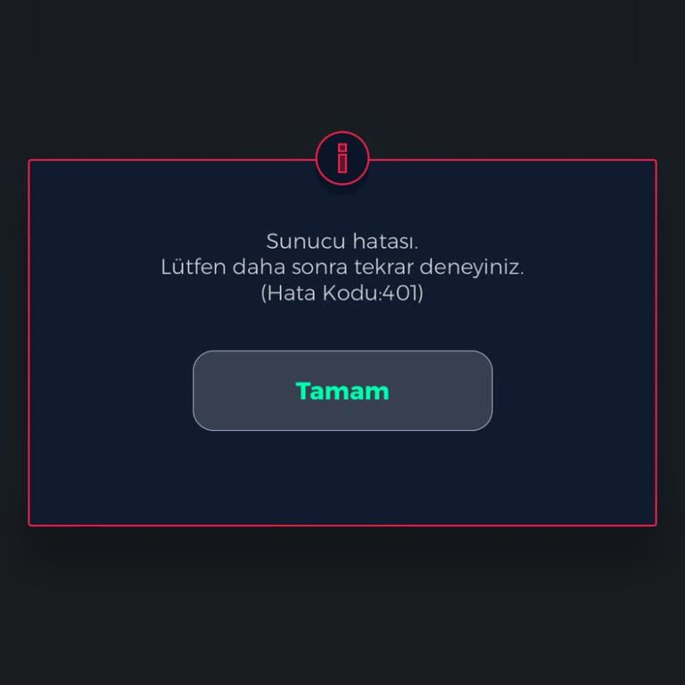 Fiat Yol Arkadaşım Uygulaması İlk Defa Açılırken 401 Hatasının Alınması