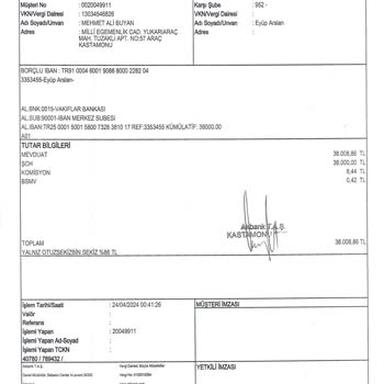 Akbank Hesabımdan İzinsiz İşlemler Ve Yüksek Meblağlı EFT