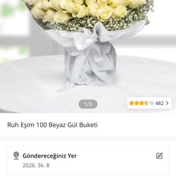 Çiçek Sepeti Sararmış, Solmuş, Eksik Sayıda Güller Yolluyor Fiyasko