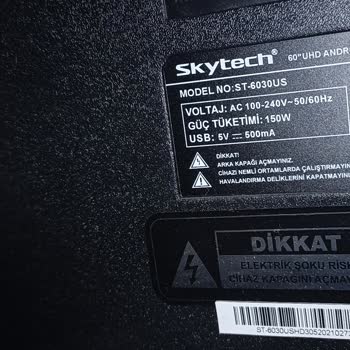Skytech Muhatap Arıyorum Televizyonum Arızalı Yardımcı Olan Kimse Yok...