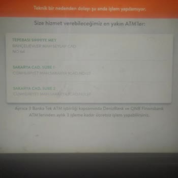 TEB ATM Hesabıma Para Yatırmadı