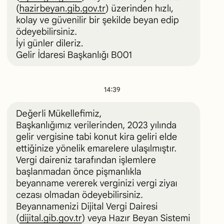Gelir İdaresi Başkanlığı Kira Geliri Karmaşası: Kayıtsız Taşınmaz Ve Yanlış Mesajlar