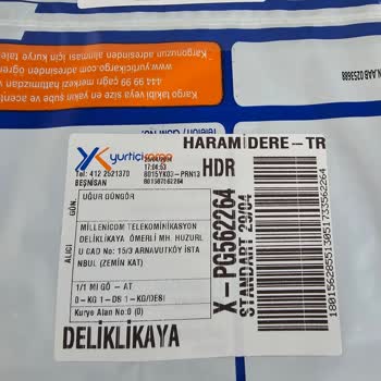 Millenicom İade Kargo Ücreti Tarafımdan Alınmıştır