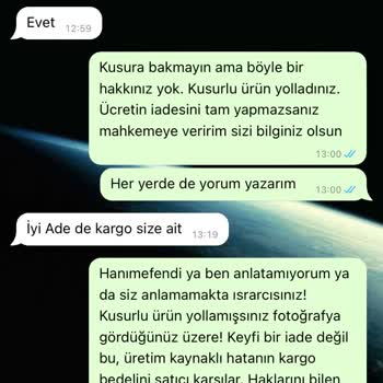 Sultan Butik Ürünüm Defolu Geldi, İade Süreci Hayal Kırıklığı!