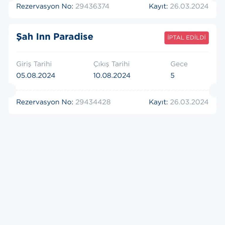 Akbank Rezervasyon İptal Edildi Ancak Param İade Edilmiyor