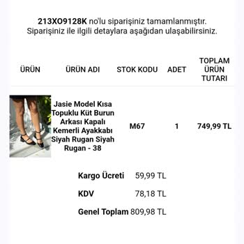 Sovrana Shoes Sipariş Teslimi Yapılmaması,