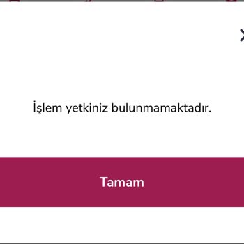 Alternatif Bank İşlem Yetkiniz Bulunmamaktadır