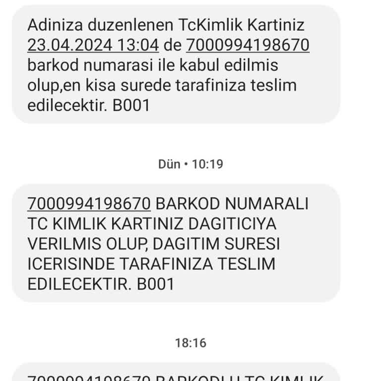 PTT Kargo PTT'nin Resmi Kimliği Adrese Teslim Etmemesi