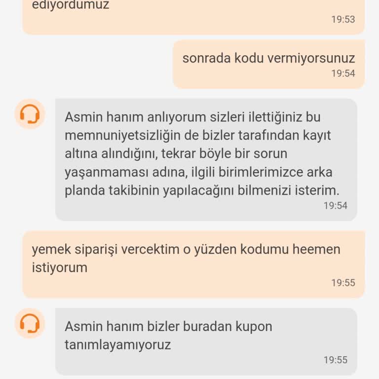 Trendyol Yemek İptal Edilen Sipariş Ve Kullanılamayan İndirim Kodu Sorunu