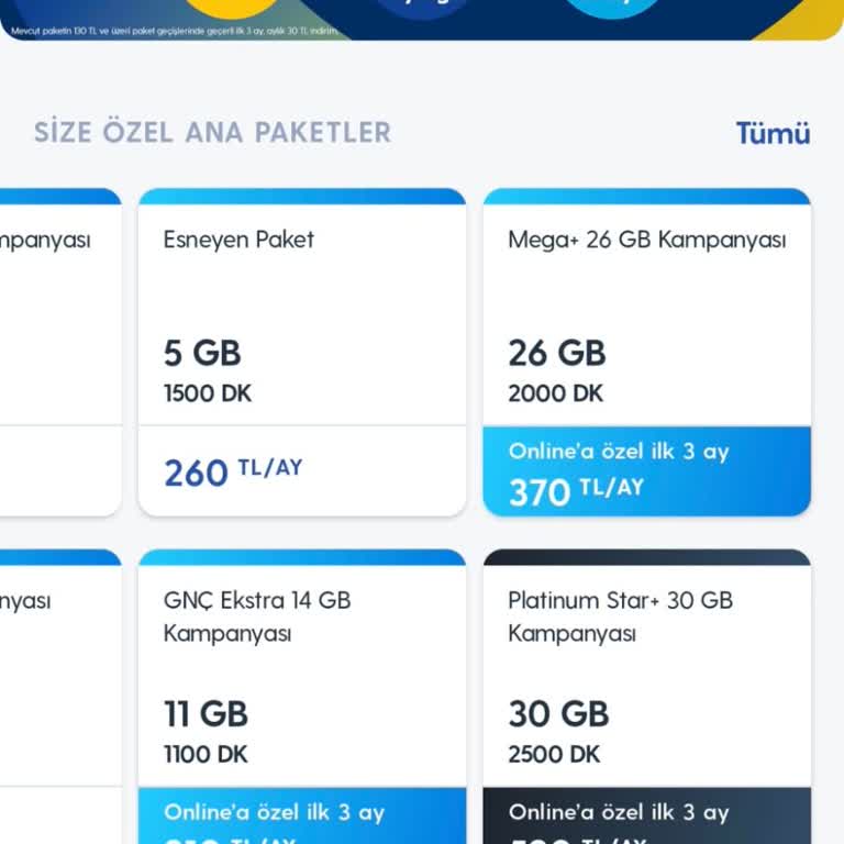 Turkcell Uygun Fiyatlı Tarife Değişikliği Bulamıyorum