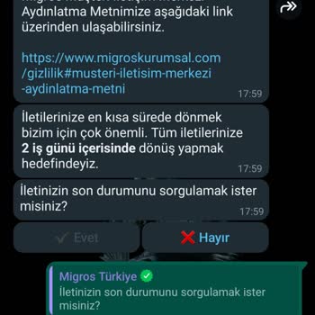 Migros Sanal Market Eksik Ürün Teslimatı Ve İadesi Yapılmıyor