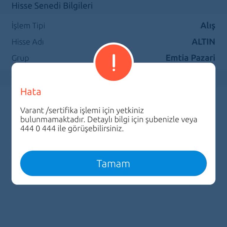 Yapı Kredi Bankası Sertifika Alamama Hatası