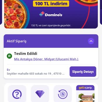 Getir Siparişi Teslim Etmedi Ve Teslim Edildi Olarak Gösterdi