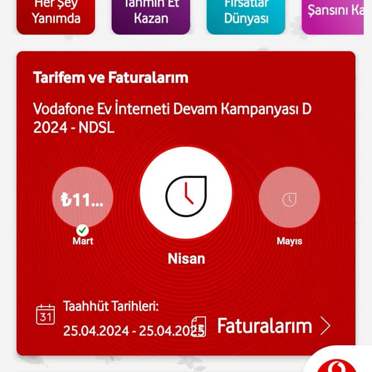 Vodafone Evde İnternet Mağduruyum