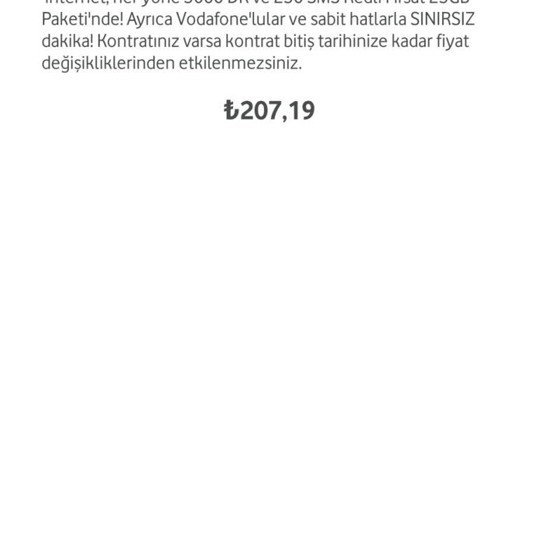 Vodafone Bizi Aldatma Lütfen!