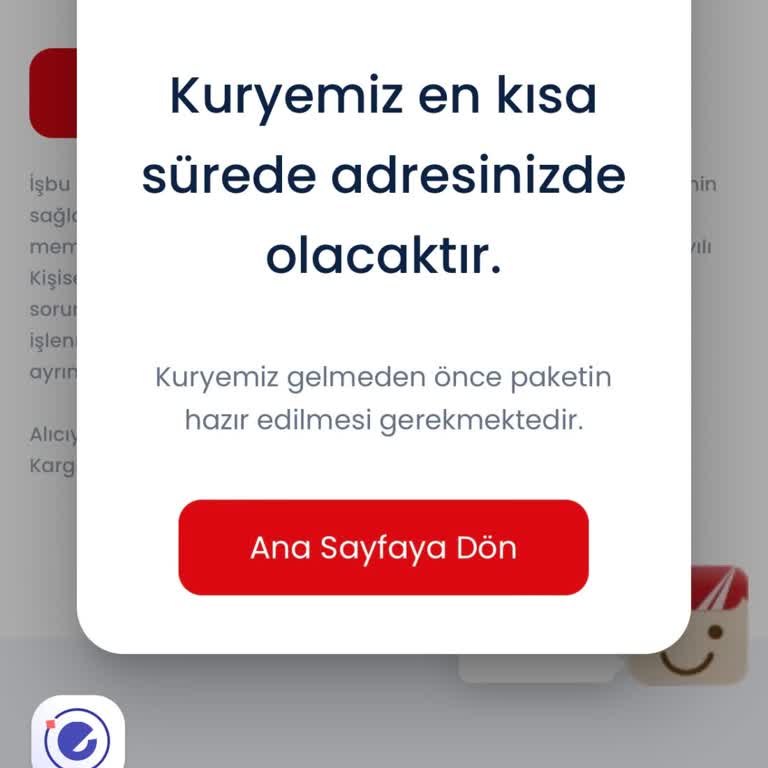 Aras Kargo Eve Kurye Çağırma