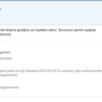 Ödeal 7 Nisan 2024 Tarihli İptal İşlemi