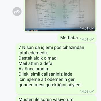 Ödeal 7 Nisan 2024 Tarihli İptal İşlemi