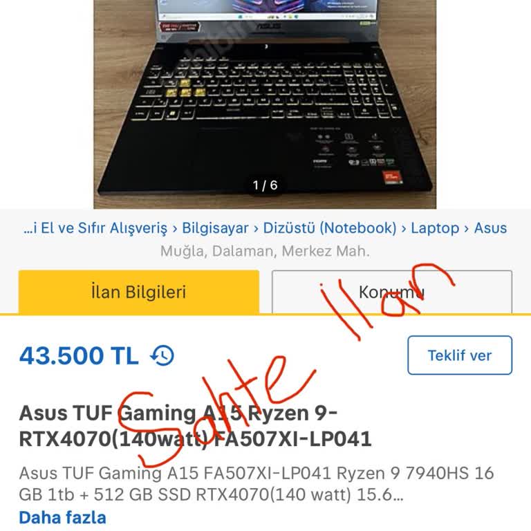 Sahibinden.com Sahte İlan Talebimi Umursamıyor