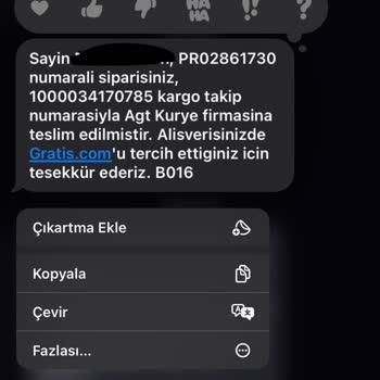 AGT Kurye (aynigunteslim.com) Gratis Siparişim Kayboldu: Kargo Takip Sorunu