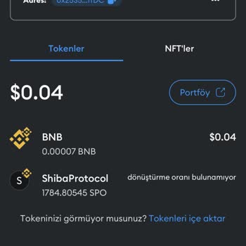 Metamask Shiba Protocol Coin Cüzdana Gelmemesi