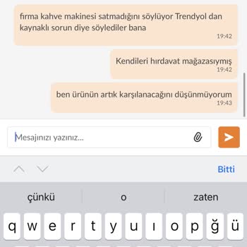Trendyol 40 Gündür Teslim Edilmeyen Kahve Makinesi