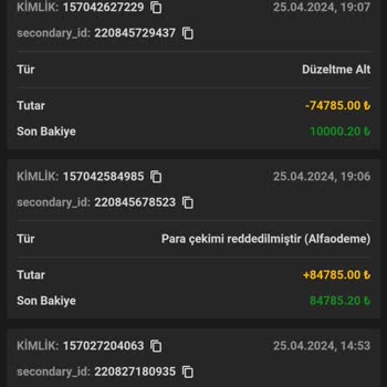 Wbahis Bakiyem Sıfırlandı Ödeme Ve Geri Dönüt Olmadı