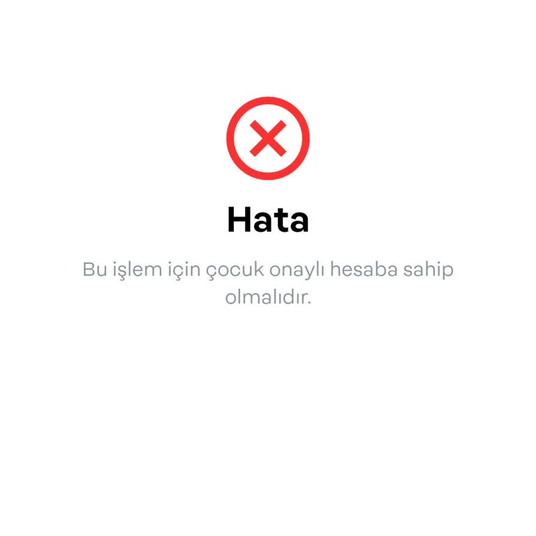 Papara Çocuk Hesabı Onay Sorunu