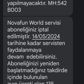 Vodafone Dijital Servis Aboneliği