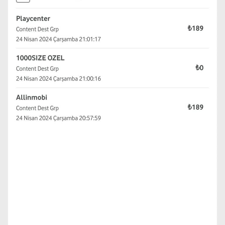 Vodafone İstemsiz Allinmobi Üyeliği Ve Yüksek Ücret Şikayeti