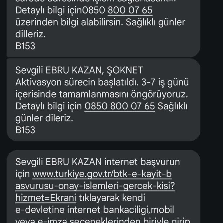 Şok Net Şok İnternet Kuruluma Gelmedi