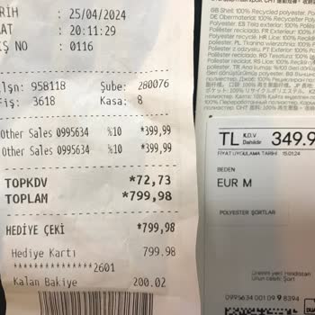 H&M Ürün Fiyatı Kasada Değişiklik Gösterdi