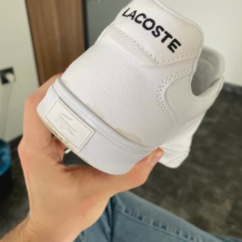 Lacoste 1-2 Saat Önce Kutusunu Açtığım Ayakkabı Sararmaya Başladı