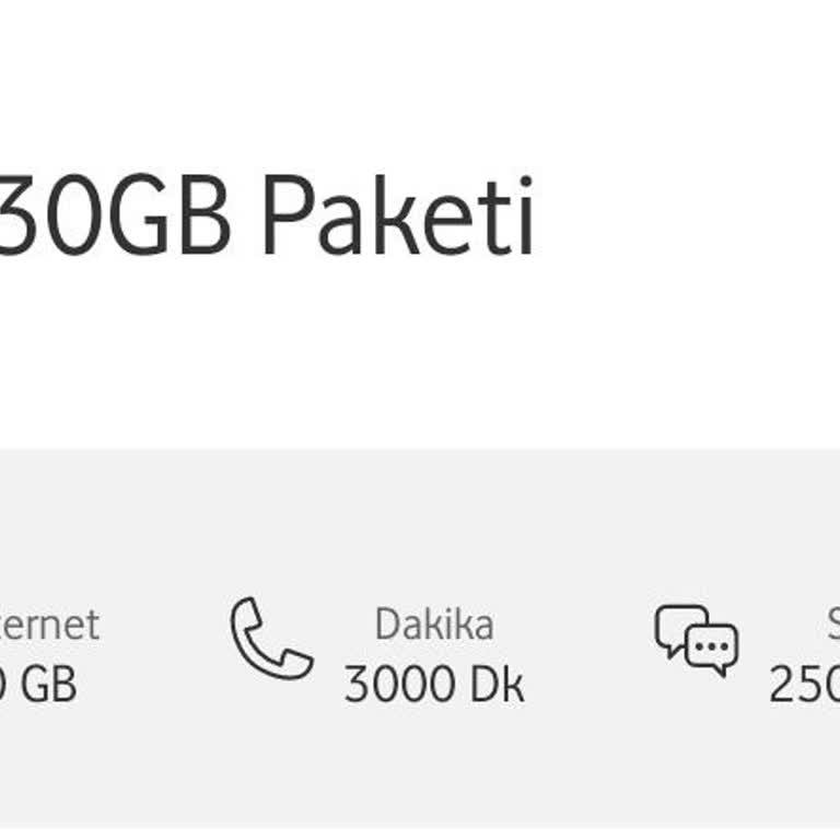 Vodafone Bir Türlü Verilemeyen Taahhüt Teklifi