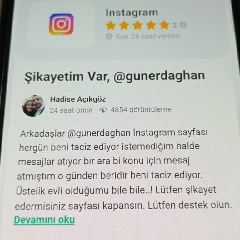 Guncelsikayetlerimiz.com Asılsız İddialar, Sahte Hesap