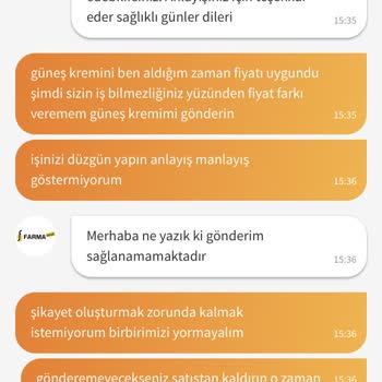 Trendyol Farmaucuz Firması Hatası