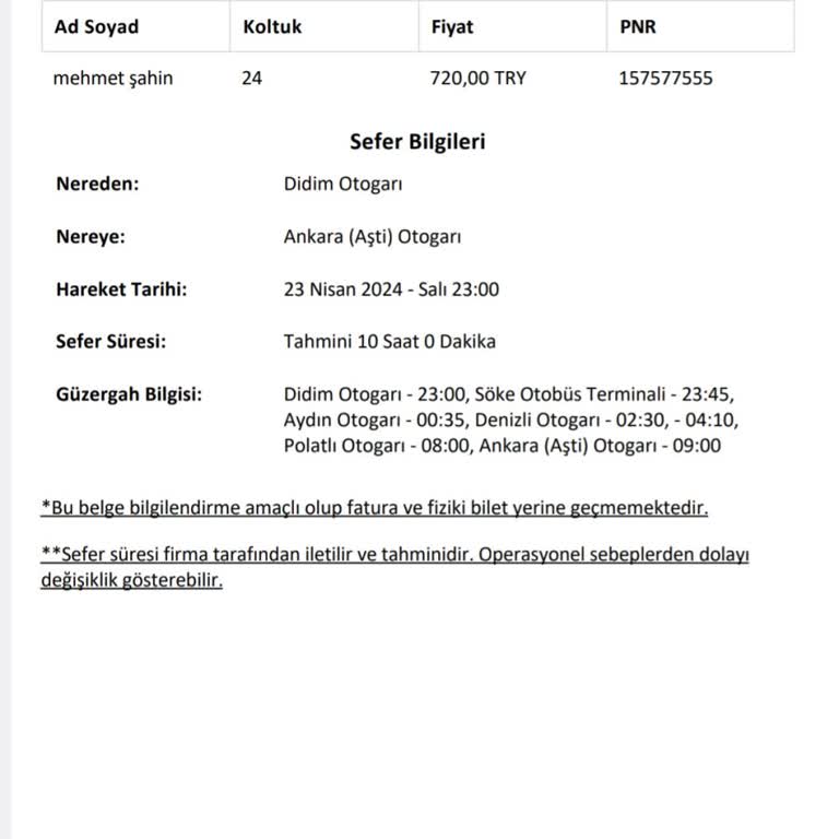 Pamukkale Turizm Bagaj Kaybolması İlgisizlik