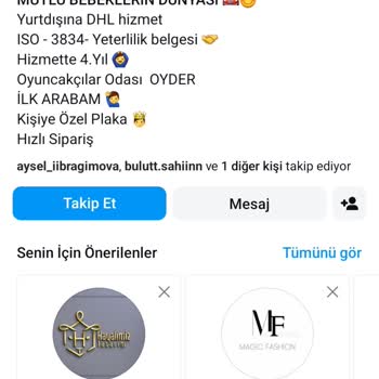 Baybs.oyuncak (Instagram) Akülü Araba Siparişimde Yaşanan Mağduriyet