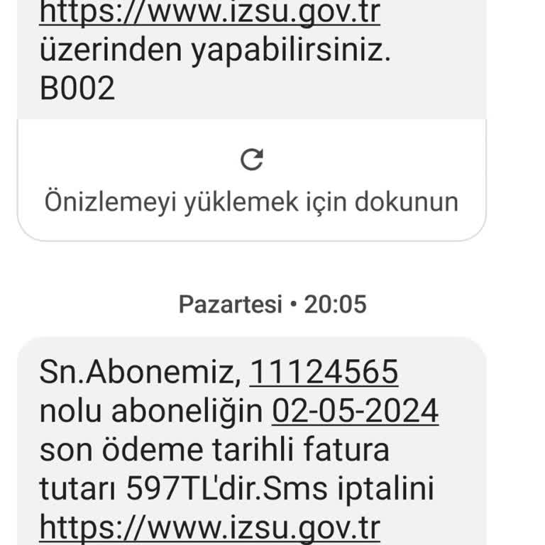 Çiğli Belediyesi Yüksek Gelen Su Parası İadesi
