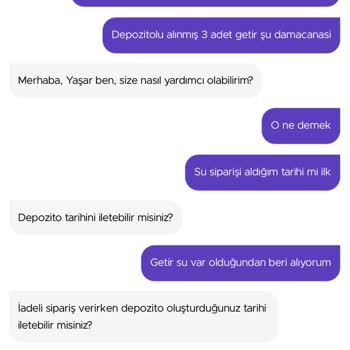 Kuzeyden Su Getir Su İade Almıyor