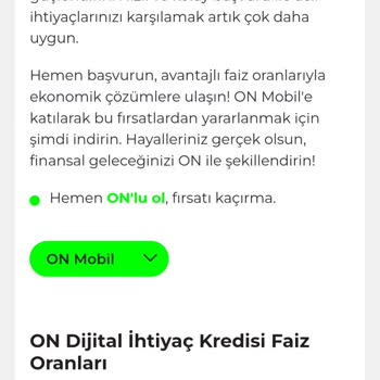 Burgan Bank On Digital Yeni Üyelere Özel 6 Ay Faizsiz 10000 TL Kredi Yalanı