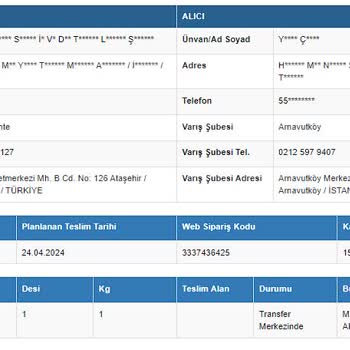 Sürat Kargo'da Yaşanan Teslimat Gecikmesi