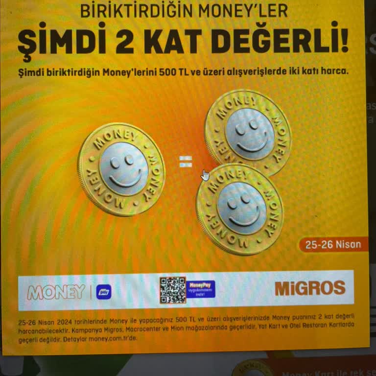 Migros Money Puan İndirimini Vermiyor